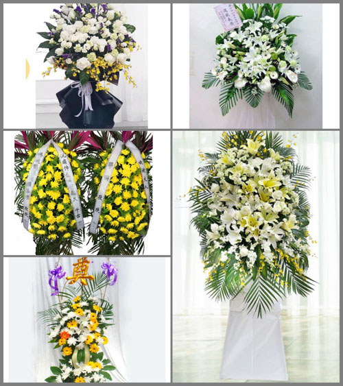 广东广州市花都区赤坭镇荷溪村白事花篮预定